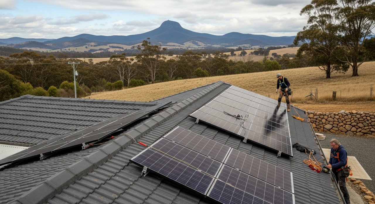 Sizing an Off-Grid Solar and Battery System for a Tasmanian Winter